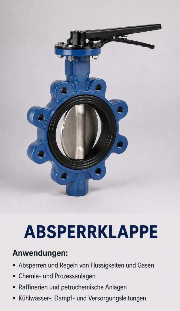 absperrklappe für chemie und prozessanlagen